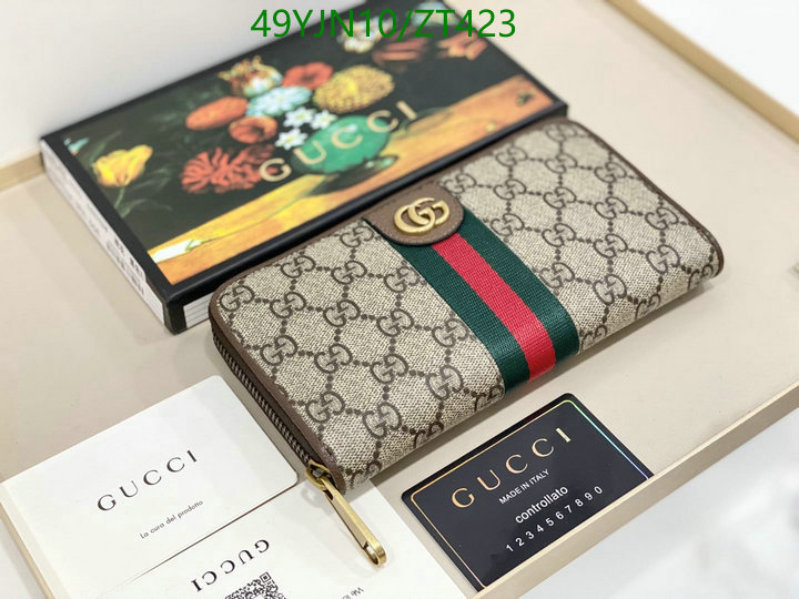 Gucci Bag-(4A)-Wallet-,Code: ZT423,$: 49USD