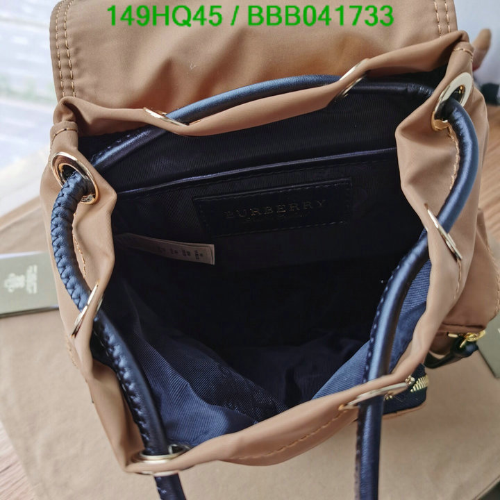 Burberry Bag-(Mirror)-Backpack-,Code: BBB041733,$: 149USD