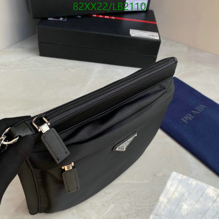 Prada Bag-(Mirror)-Diagonal-,Code: LB2110,$: 82USD