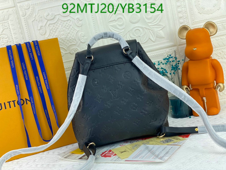 LV Bags-(4A)-Backpack-,Code: YB3154,$: 92USD