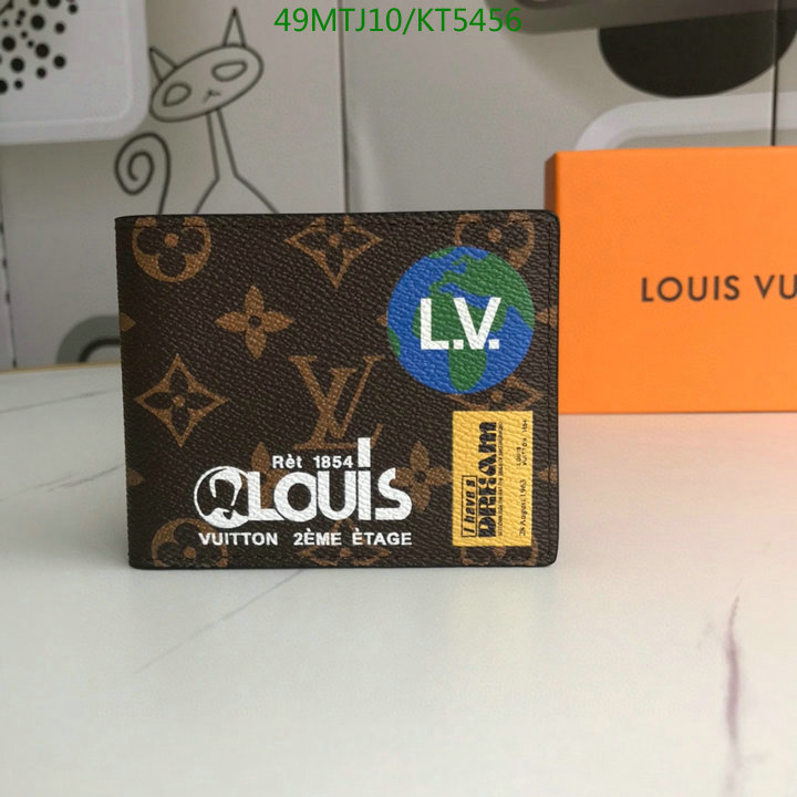 LV Bags-(4A)-Wallet-,Code: KT5456,$: 49USD