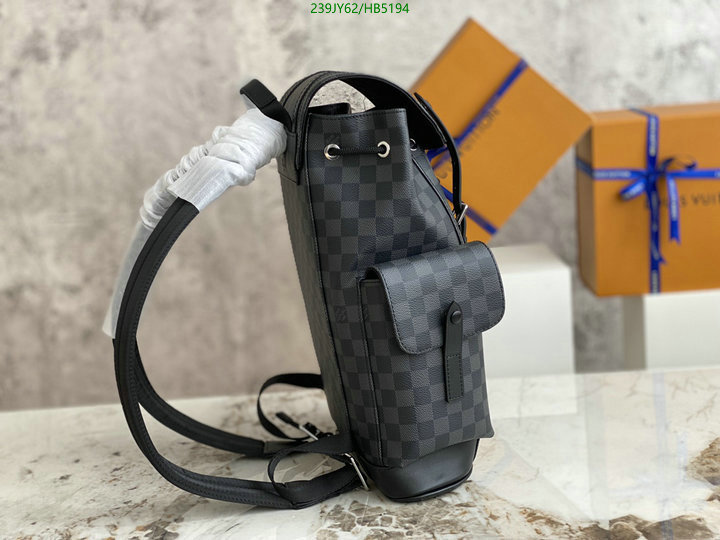LV Bags-(Mirror)-Backpack-,Code: HB5194,$: 239USD