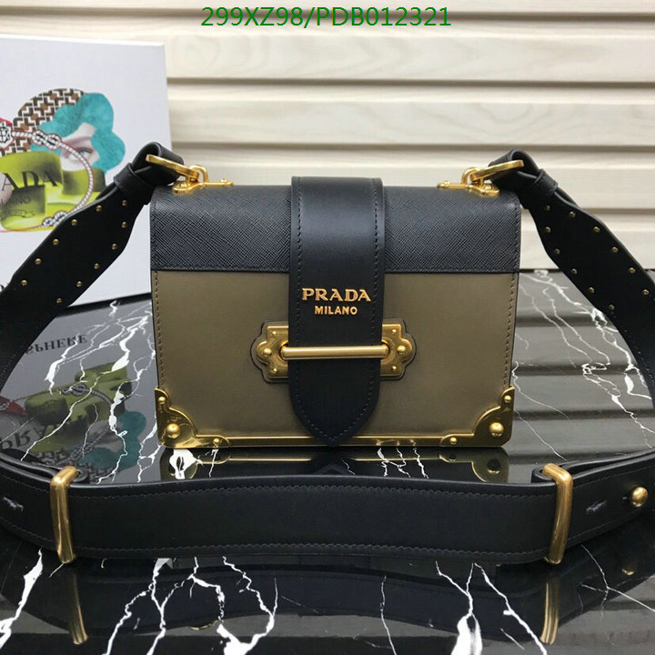 Prada Bag-(Mirror)-Diagonal-,Code: PDB012321,$:299USD