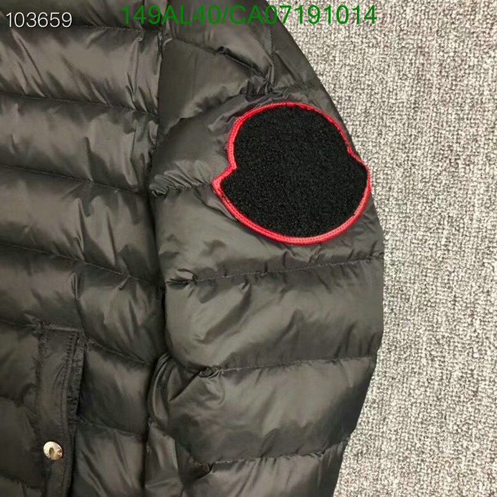 Down jacket Men-Moncler, Code: CA07191014,$:149USD