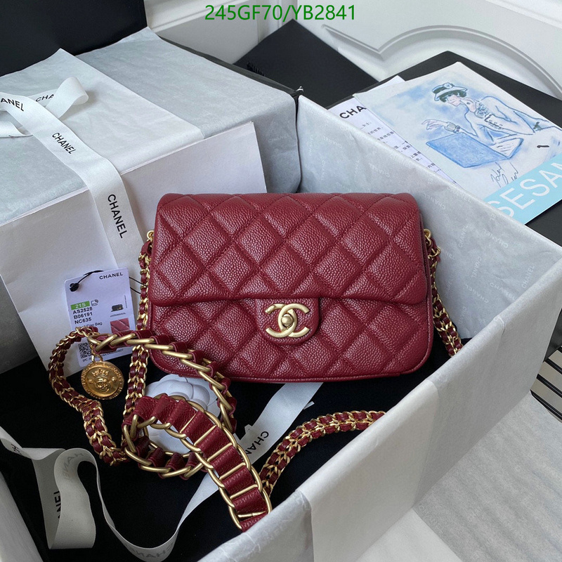 Chanel Bags -(Mirror)-Diagonal-,Code: YB2841,$: 245USD