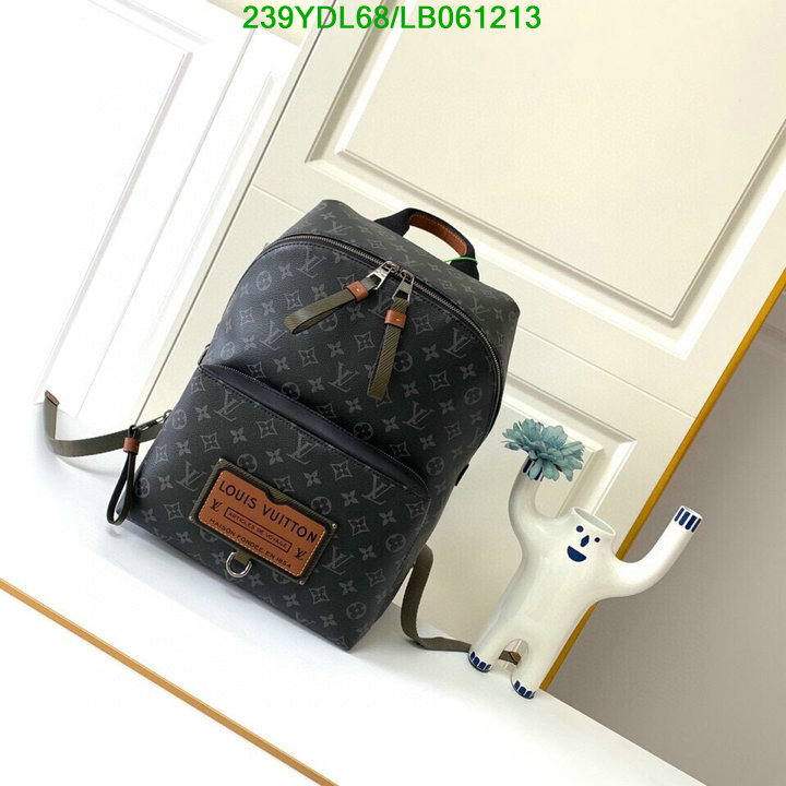 LV Bags-(Mirror)-Backpack-,Code:LB061213,$: 239USD