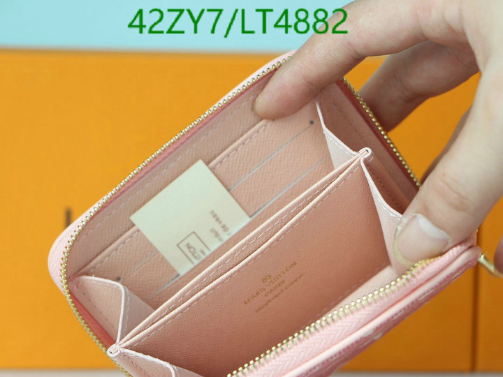 LV Bags-(4A)-Wallet-,Code: LT4882,$: 42USD