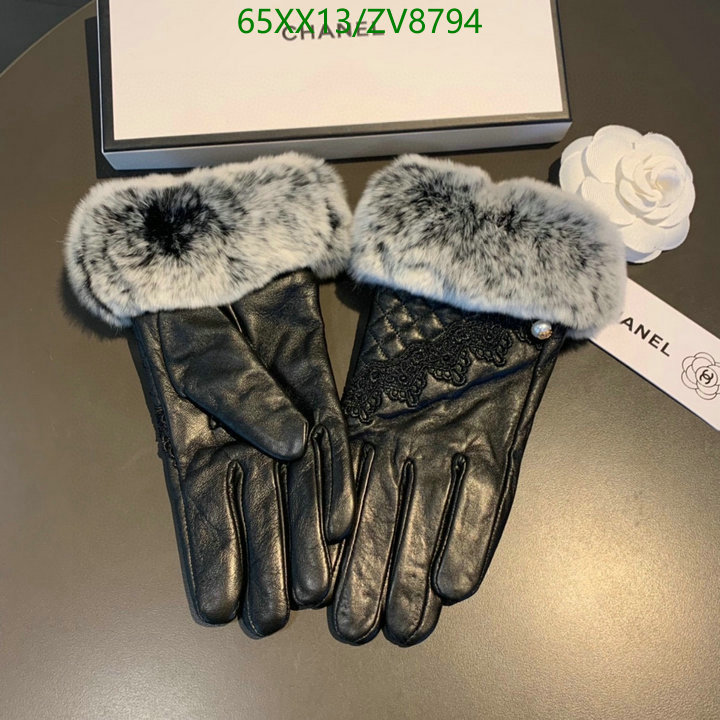 Gloves-Chanel, Code: ZV8794,$: 65USD