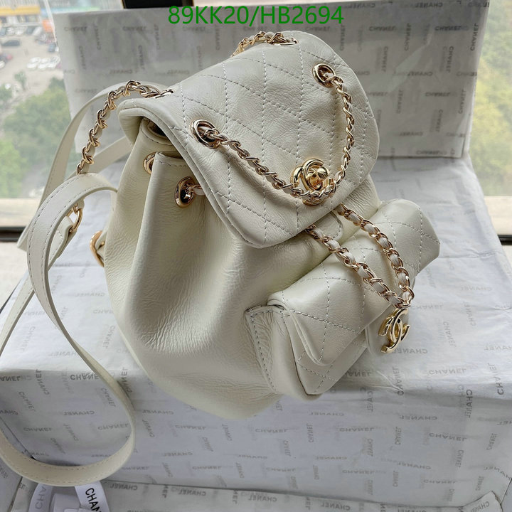 Chanel Bags ( 4A )-Backpack-,Code: HB2694,$: 89USD