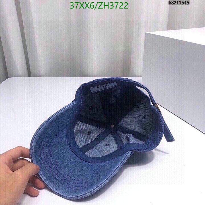 Cap -(Hat)-Prada, Code: ZH3722,$: 37USD