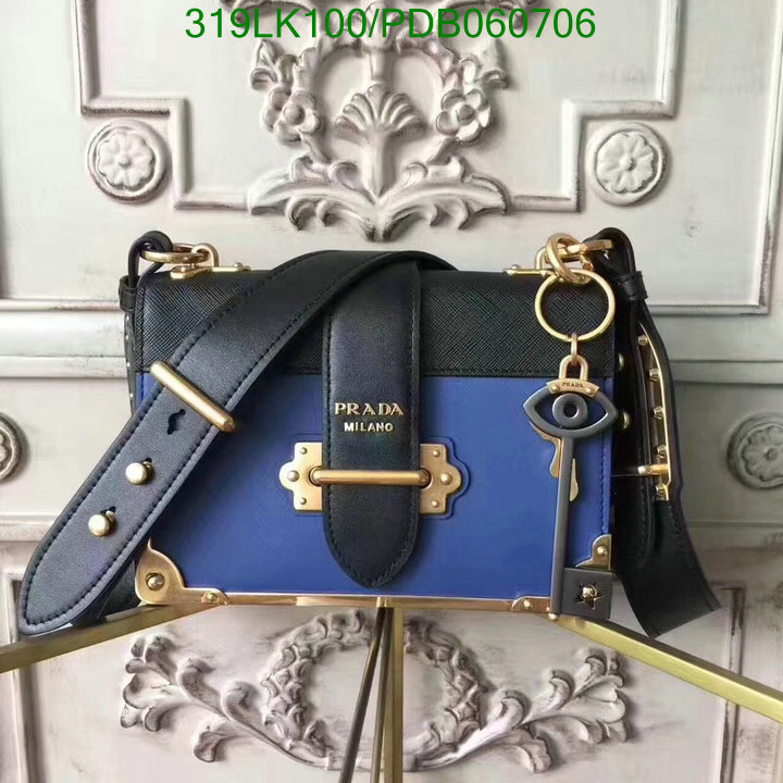 Prada Bag-(Mirror)-Diagonal-,Code: PDB060706,$: 319USD