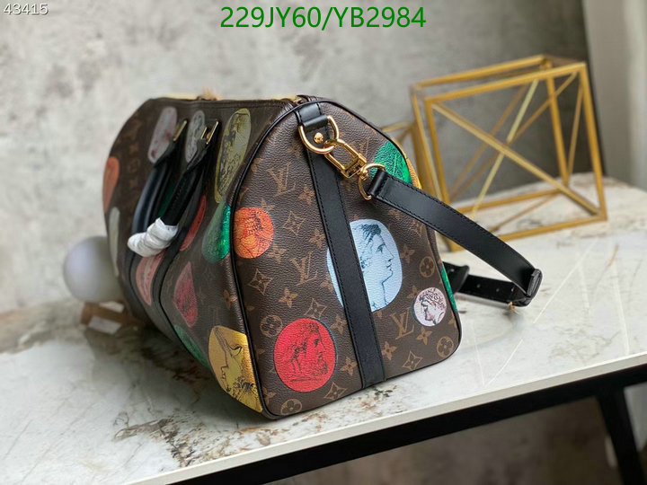 LV Bags-(Mirror)-Keepall BandouliRe 45-50-,Code: YB2984,$: 229USD