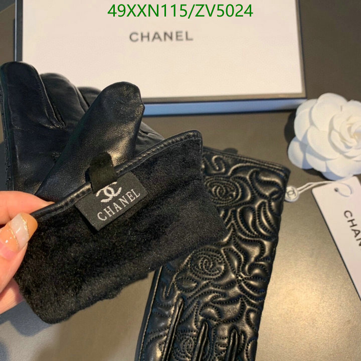 Gloves-Chanel, Code: ZV5024,$: 49USD