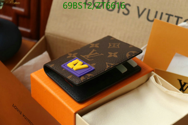 LV Bags-(Mirror)-Wallet-,Code: ZT6616,$: 69USD