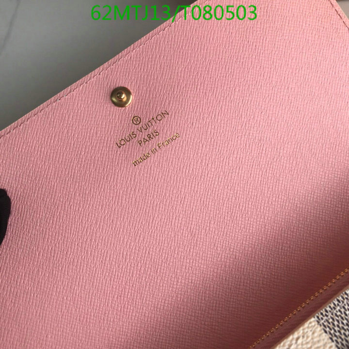 LV Bags-(4A)-Wallet-,Code: T080503,$: 62USD