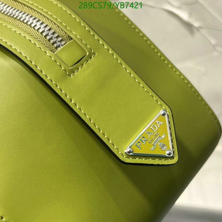 Prada Bag-(Mirror)-Handbag-,Code: YB7421,$: 289USD