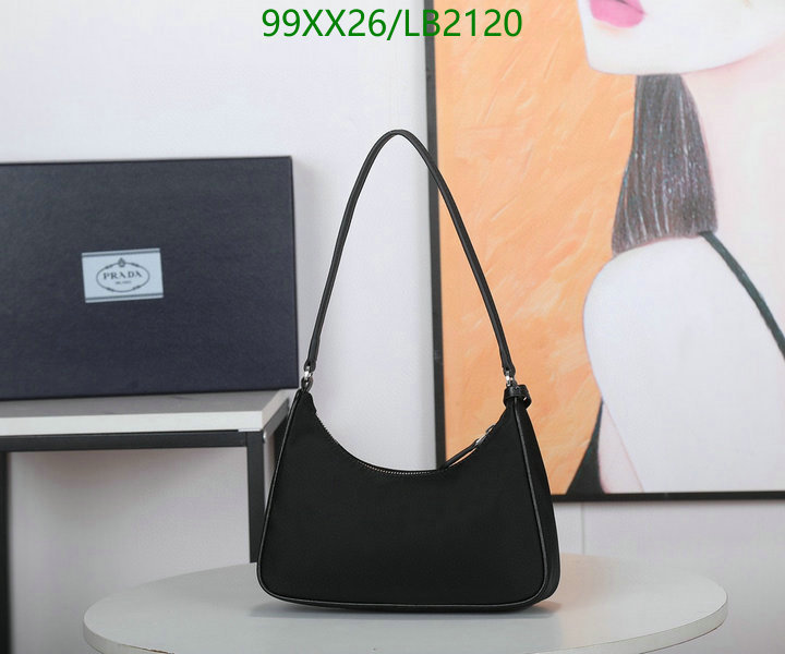 Prada Bag-(Mirror)-Re-Edition 2000,Code: LB2120,$: 99USD