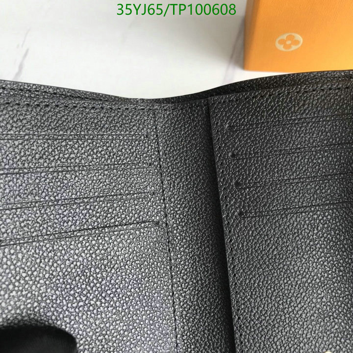 LV Bags-(4A)-Wallet-,Code: TP100608,$: 35USD