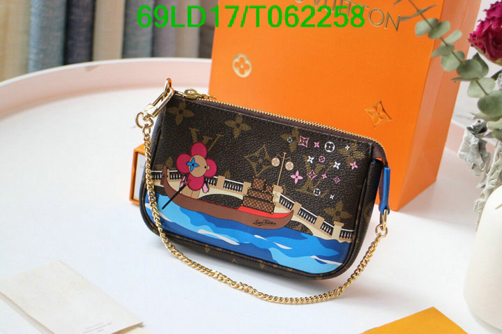 LV Bags-(Mirror)-Wallet-,Code: T062258,$: 69USD