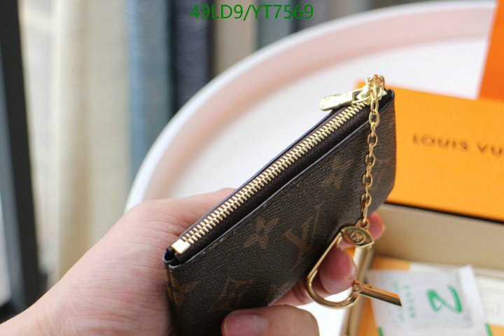 LV Bags-(Mirror)-Wallet-,Code: YT7569,$: 49USD