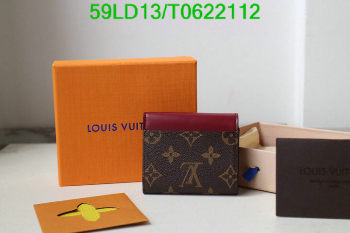 LV Bags-(Mirror)-Wallet-,Code: T0622112,$: 59USD