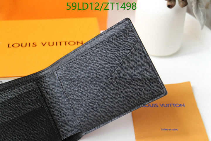 LV Bags-(Mirror)-Wallet-,Code: ZT1498,$: 59USD