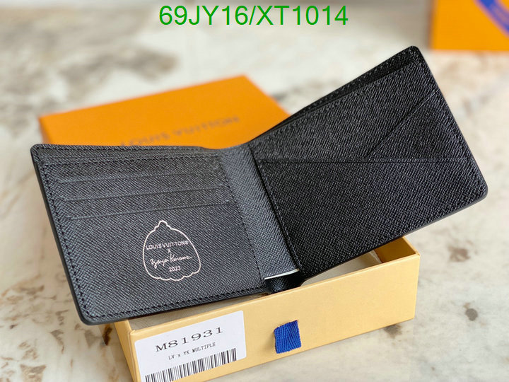 LV Bags-(Mirror)-Wallet-,Code: XT1014,$: 69USD