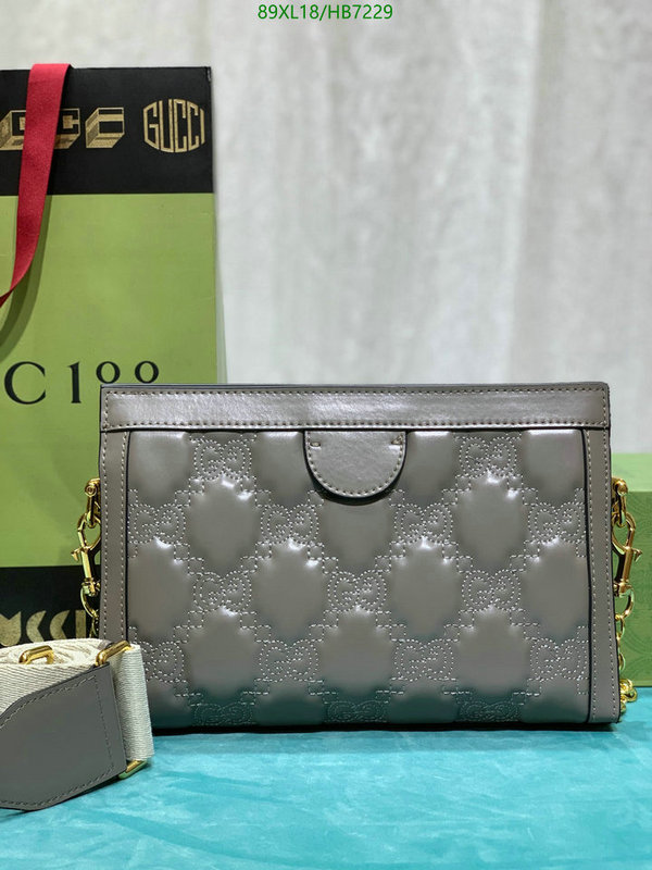 Gucci Bag-(4A)-Diagonal-,Code: HB7229,$: 89USD