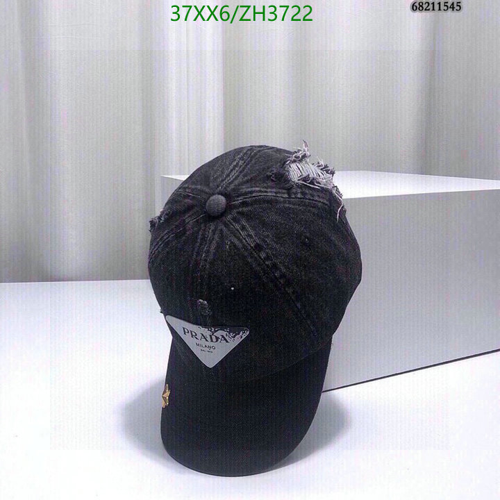 Cap -(Hat)-Prada, Code: ZH3722,$: 37USD