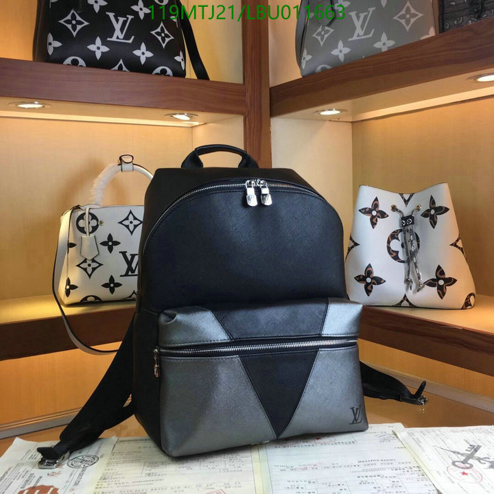 LV Bags-(4A)-Backpack-,Code: LBU011663,$: 119USD