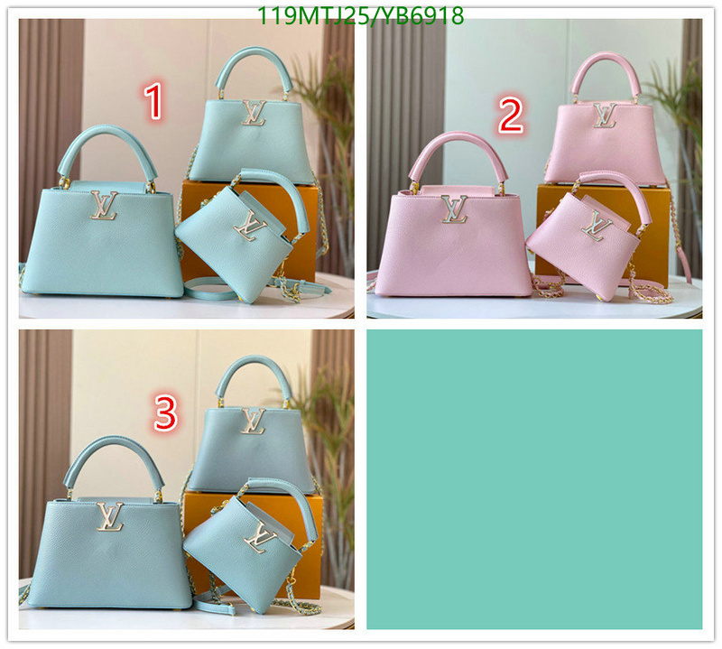 LV Bags-(4A)-Handbag Collection-,Code: YB6918,