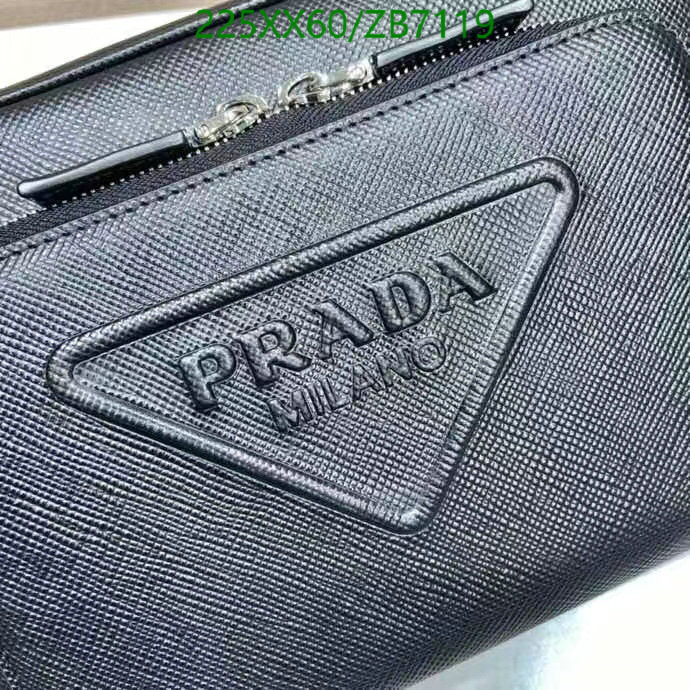 Prada Bag-(Mirror)-Diagonal-,Code: ZB7119,$: 225USD