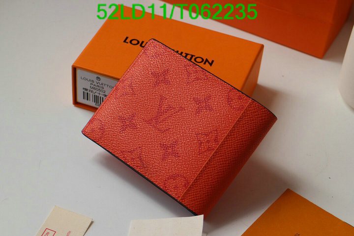 LV Bags-(Mirror)-Wallet-,Code: T062235,$: 52USD