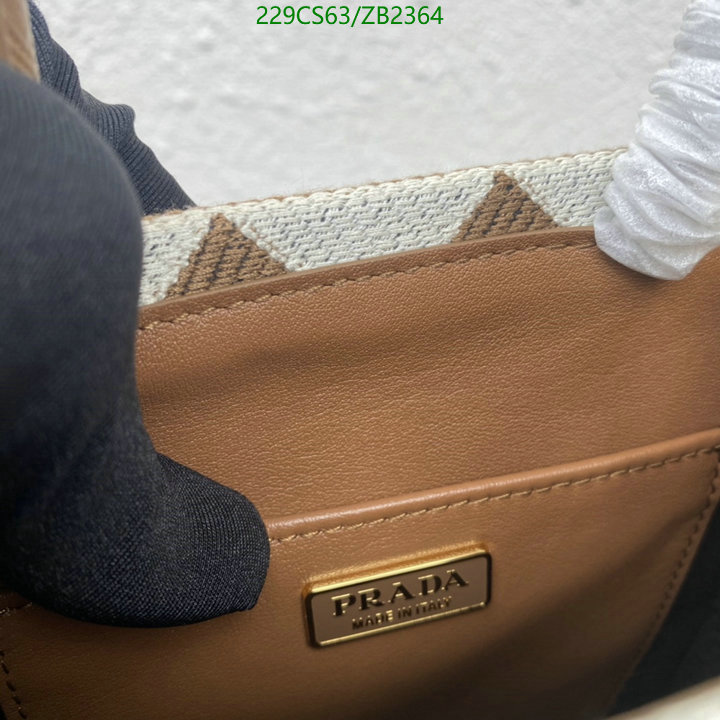 Prada Bag-(Mirror)-Diagonal-,Code: ZB2364,$: 229USD