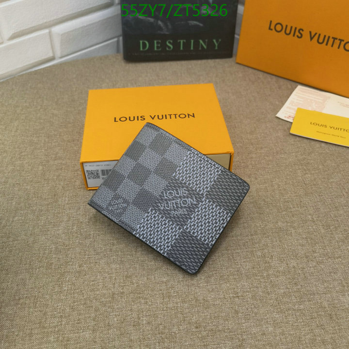 LV Bags-(4A)-Wallet-,Code: ZT5326,$: 55USD