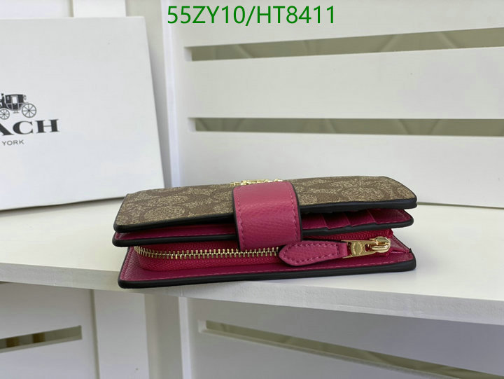 Coach Bag-(4A)-Wallet-,Code: HT8411,$: 55USD