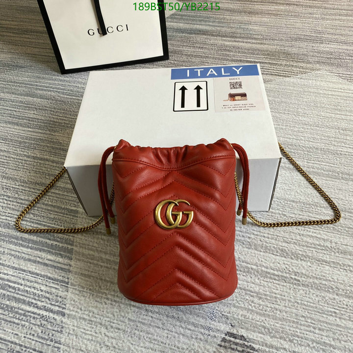 Gucci Bag-(Mirror)-Marmont,Code: YB2215,$: 189USD