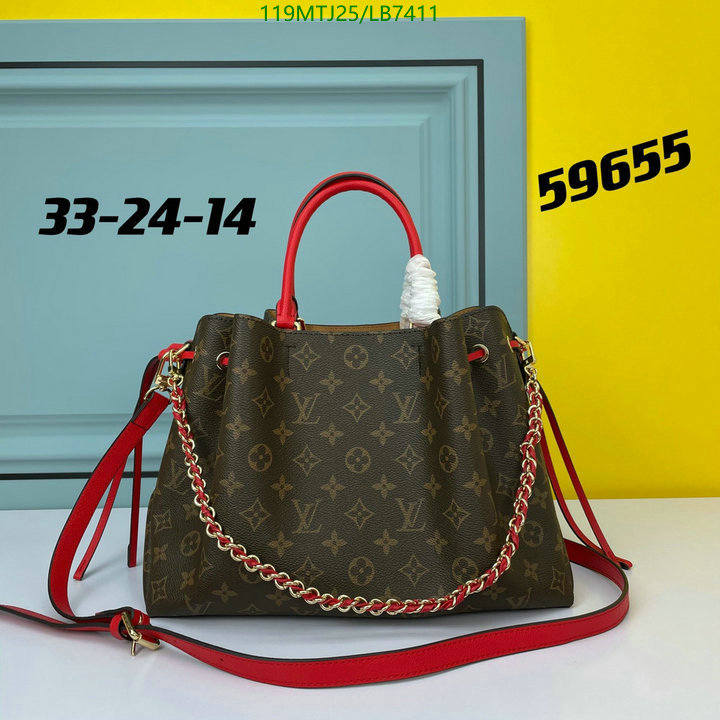 LV Bags-(4A)-Handbag Collection-,Code: LB7411,$: 119USD