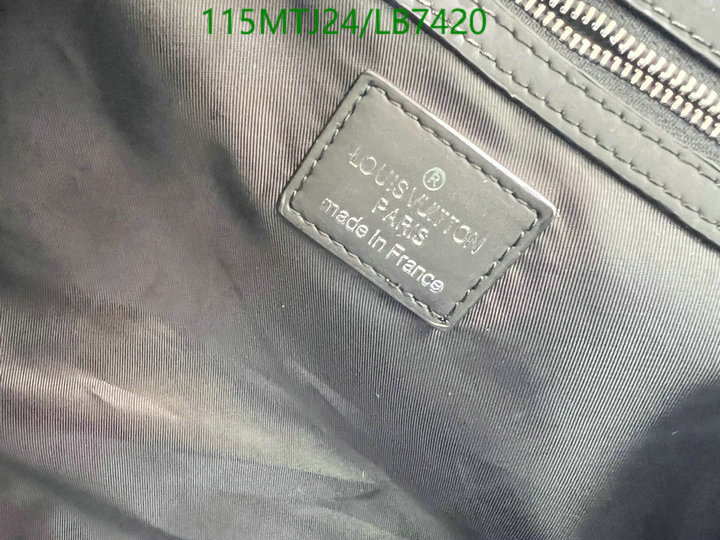 LV Bags-(4A)-Keepall BandouliRe 45-50-,Code: LB7420,$: 115USD