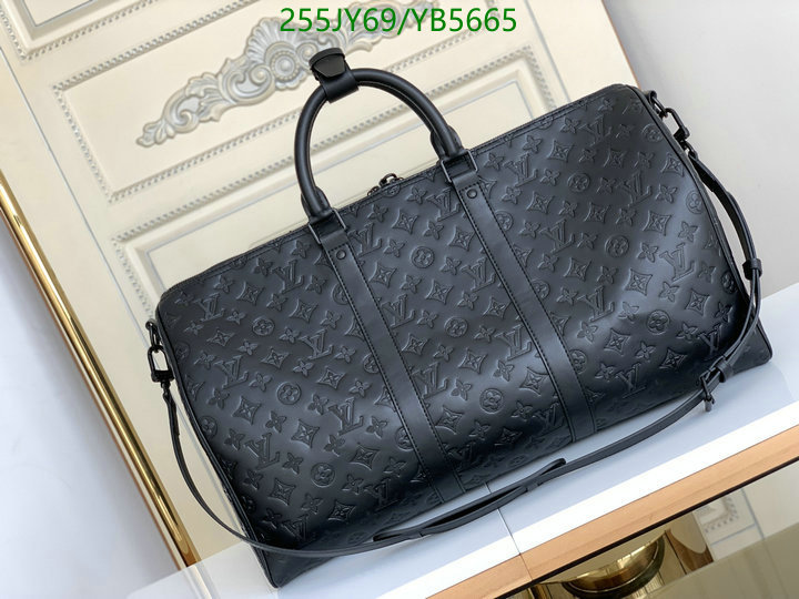 LV Bags-(Mirror)-Keepall BandouliRe 45-50-,Code: YB5665,$: 255USD