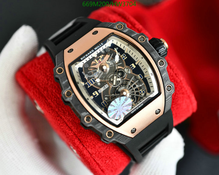 Watch-Mirror Quality-Richard Mille, Code: HW3704,$: 669USD