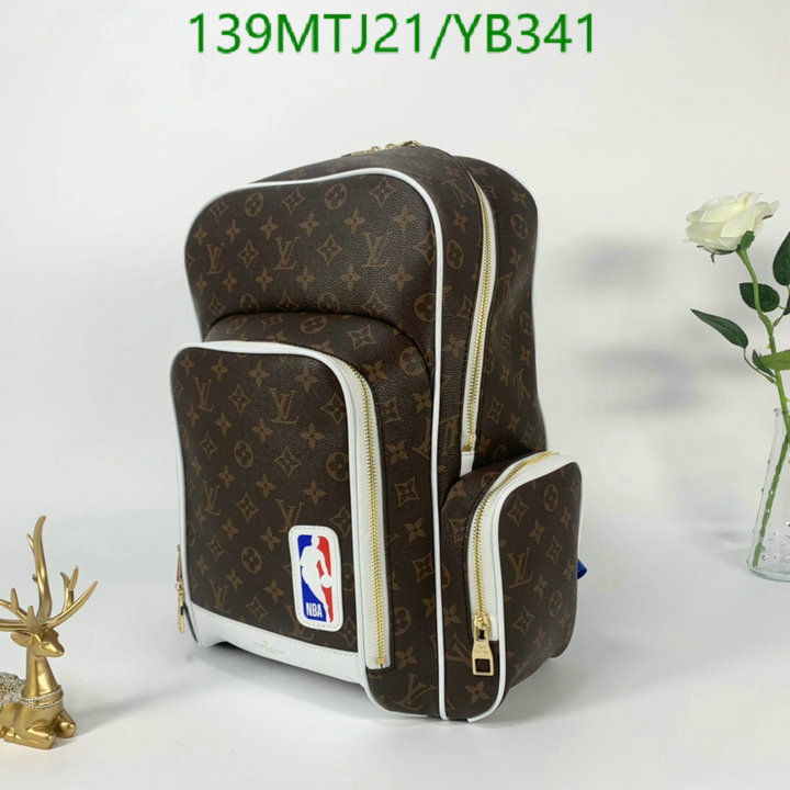 LV Bags-(4A)-Backpack-,Code: YB341,$: 139USD