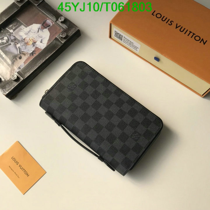 LV Bags-(4A)-Wallet-,Code: T061803,$: 45USD