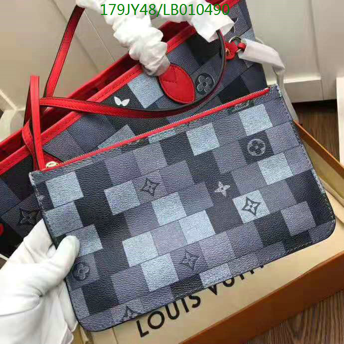LV Bags-(Mirror)-Neverfull-,Code: LB010490,$: 179USD