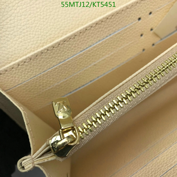 LV Bags-(4A)-Wallet-,Code: KT5451,$: 55USD