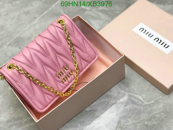 Miu Miu Bag-(4A)-Diagonal-,Code: XB3976,$: 69USD