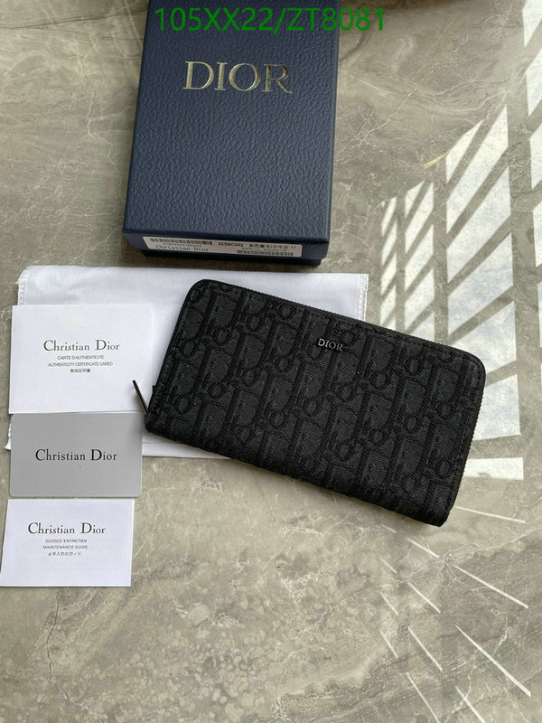 Dior Bags -(Mirror)-Wallet-,Code: ZT8081,$: 105USD