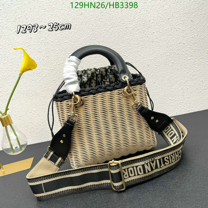 Dior Bags-(4A)-Lady-,Code: HB3398,$: 129USD