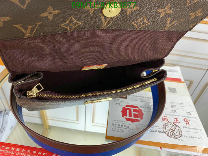 LV Bags-(4A)-Handbag Collection-,Code: KB3877,$: 89USD