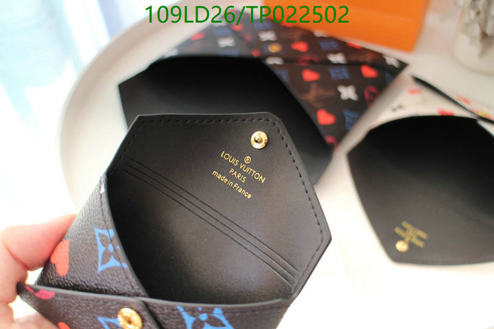 LV Bags-(Mirror)-Wallet-,Code: TP022502,$: 109USD